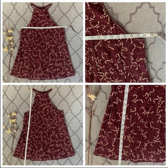 STUNNING RARE Free People Sassy Glam! Sequin Open Back Flying High Mini Dress - Picture 10 of 16